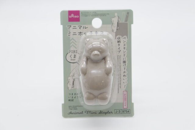 アニマルミニホッチキス（PIBIくま） パッケージ