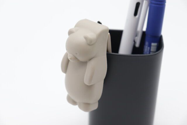 アニマルミニホッチキス（PIBIくま） 収納例