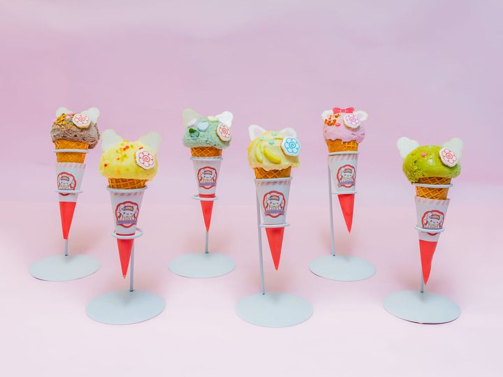 東急プラザ原宿「ハラカド」はなまるおばけのいやされアイススタンド2