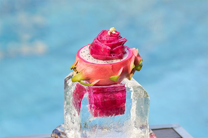 ３・貸切温泉＆赤のスイーツで夏の熱を発散