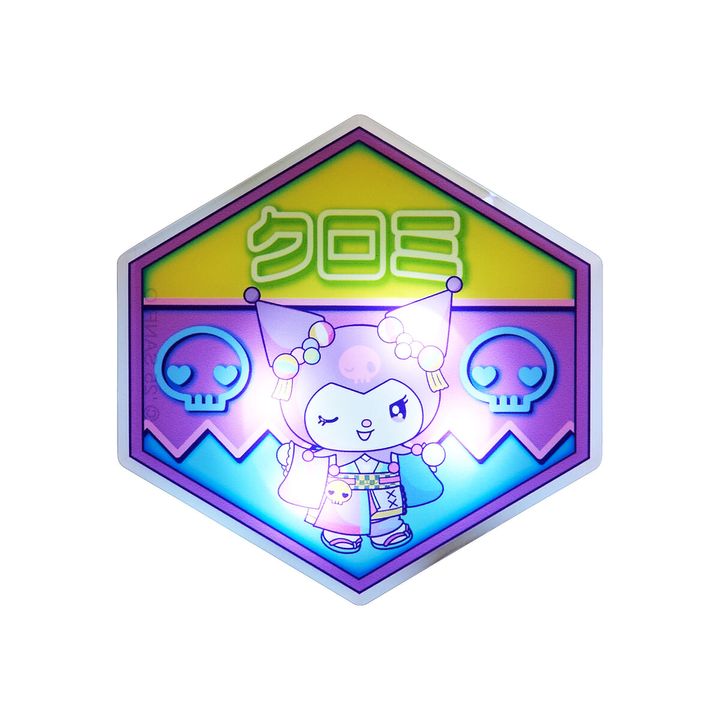 光るアクリルバッジ02