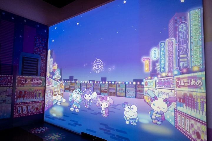 体験型インスタレーションフォトスポット「WA☆SHOWI ! 打ち上げハナビ」