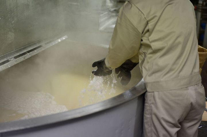 墨田工場の釜場