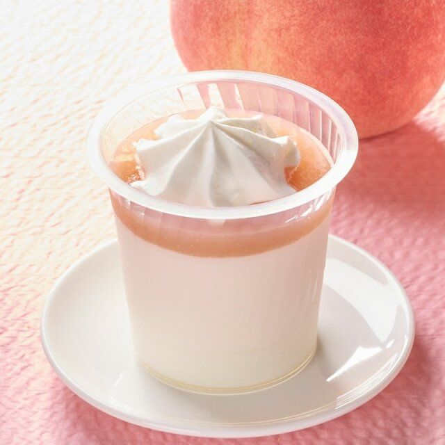 シャトレーゼ 山梨県産白桃杏仁豆腐