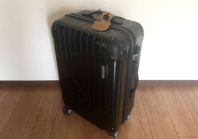 トラベルネームタグ（クマ） 使用例