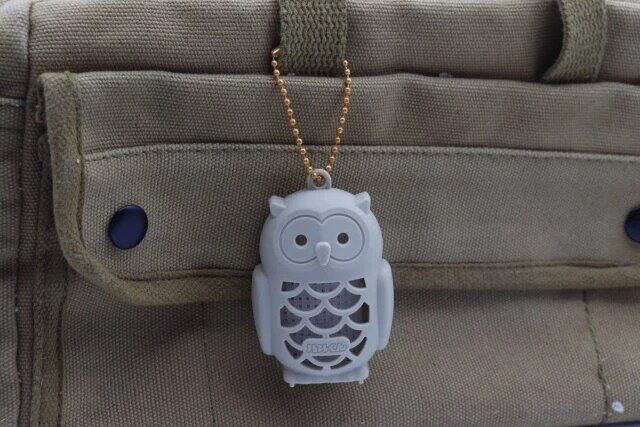 ダイソーのバルくん おでかけ 虫こないでネット ふくろう2