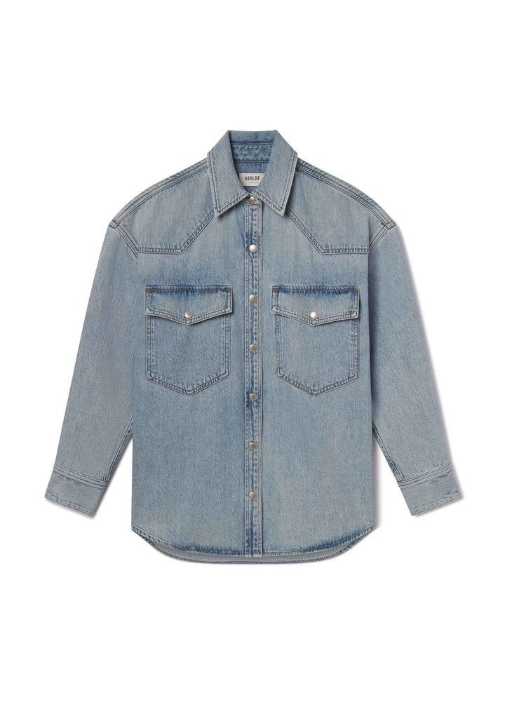 画像: ロッタシャツ￥44,000／AGOLDE 出典元：agolde.com