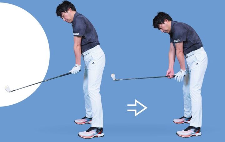 特殊なミスの直し方は別物！シャンクは手元の位置「左右」よりも「上下動」に注意！