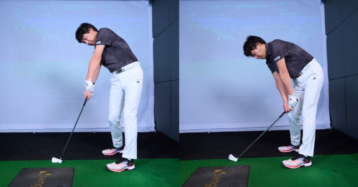 特殊なミスの直し方は別物！シャンクは手元の位置「左右」よりも「上下動」に注意！