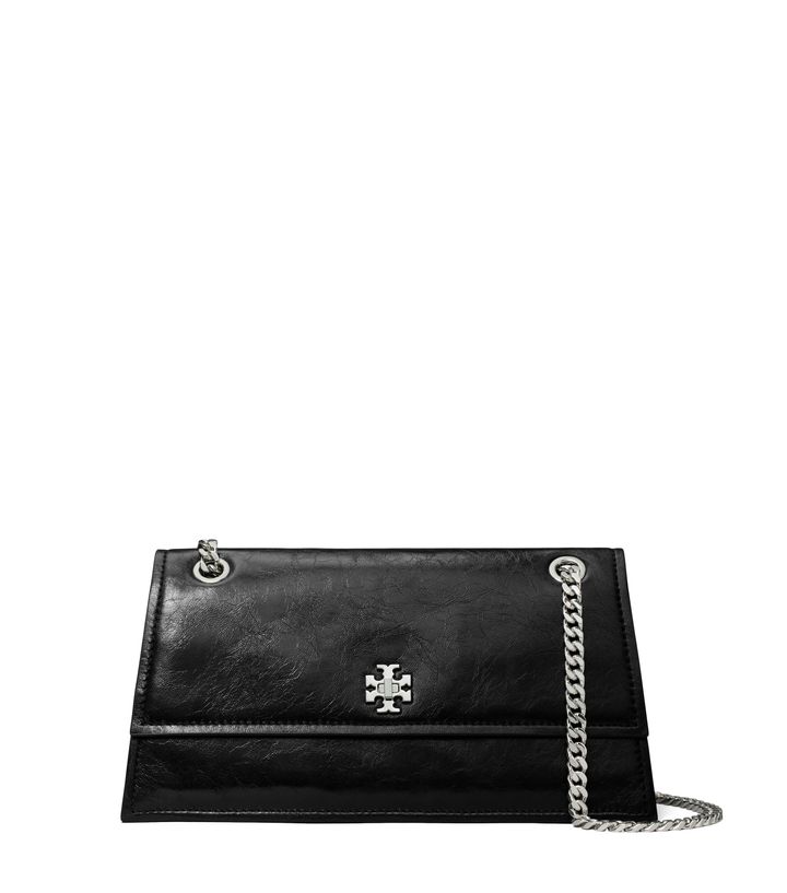 「キラ ターンロック ショルダーバッグ」本体H14.8cm ¥84,700／TORY BURCH