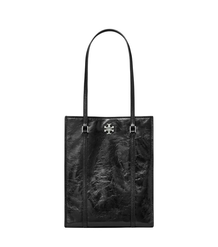 「キラ ターンロック スモール トートバッグ」本体H27.5cm ¥79,200／TORY BURCH