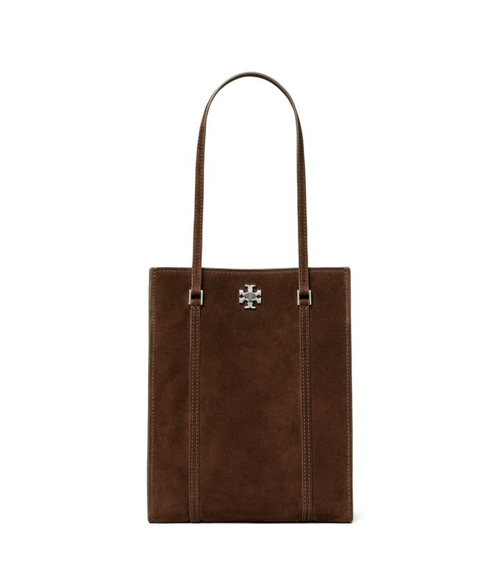 「キラ ターンロック スモール トートバッグ」本体H27.5cm ¥79,200／TORY BURCH