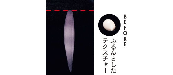 のびのよさは？ ぷるんとしたテクスチャー／ルナソル グロウデイセラムUV