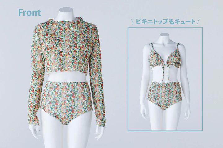 40代からの水着選び 小胸の悩みをカバーする水着➁