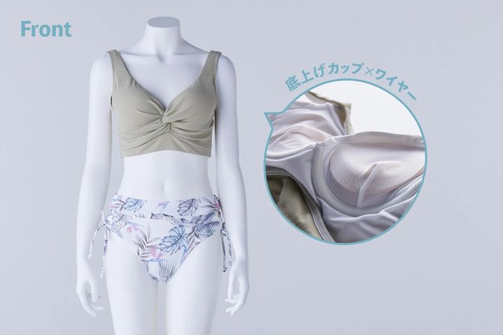 40代からの水着選び 小胸の悩みをカバーする水着③