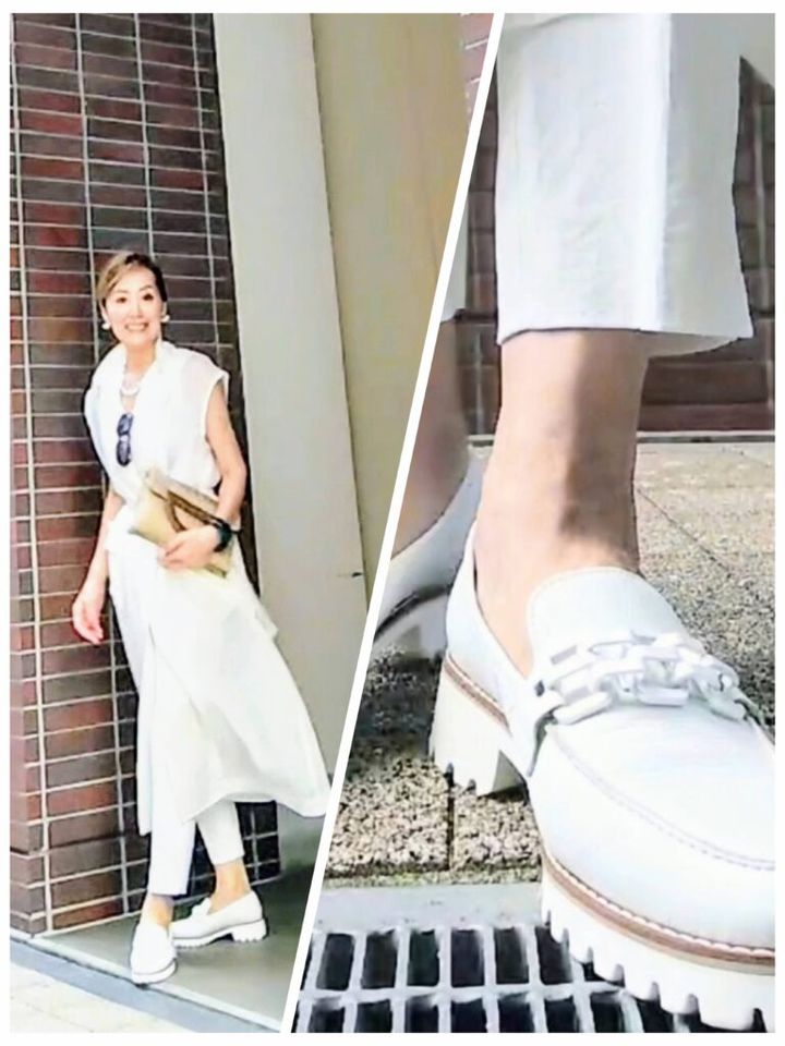 パンツ／BOSCH バッグ／BORBONESE ローファー／ARA