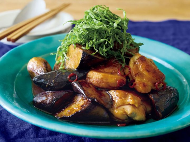 「なすと鶏ももの南蛮炒め」のレシピ