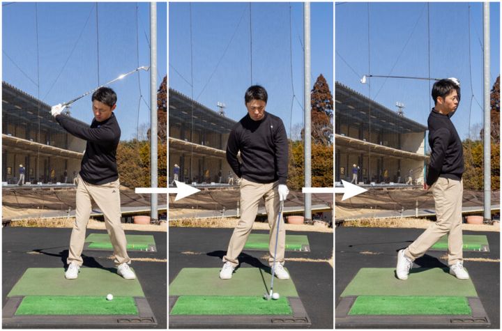 ５番アイアンの打ち方を解説！大きな筋肉の動きでハンドファーストを安定させる