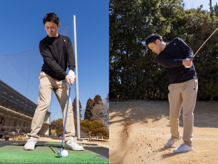 ５番アイアンの打ち方を解説！大きな筋肉の動きでハンドファーストを安定させる