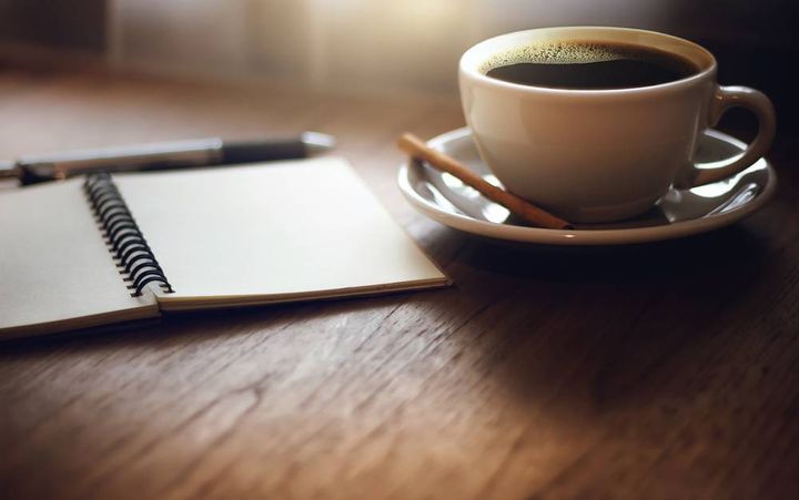 コーヒー、ノート