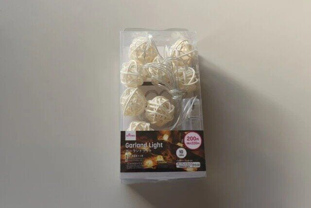 ダイソー ガーランドライト（10LEDs） パッケージ