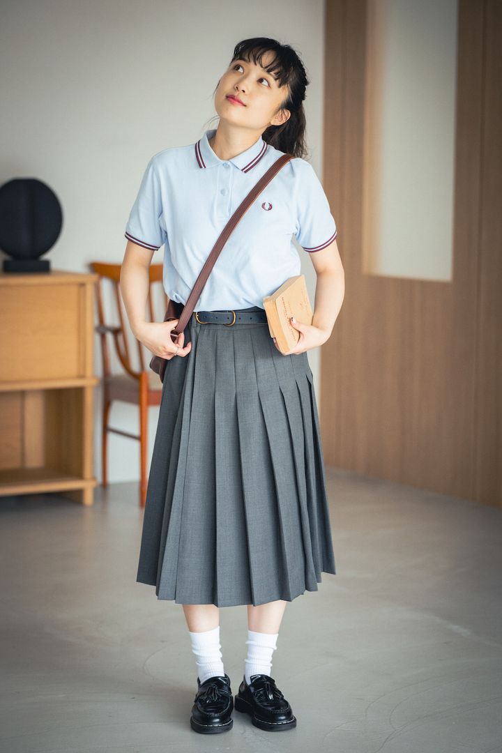 今着たいポロシャツはこの2色！大人っぽくこなれたムードで着こなすには？【FUDGE FRIEND おしゃれさんの毎日コーディネート｜大島花菜】