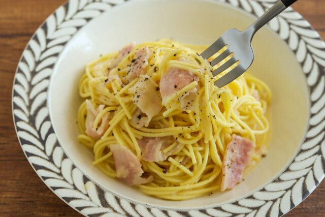 やけくそカルボナーラ 完成