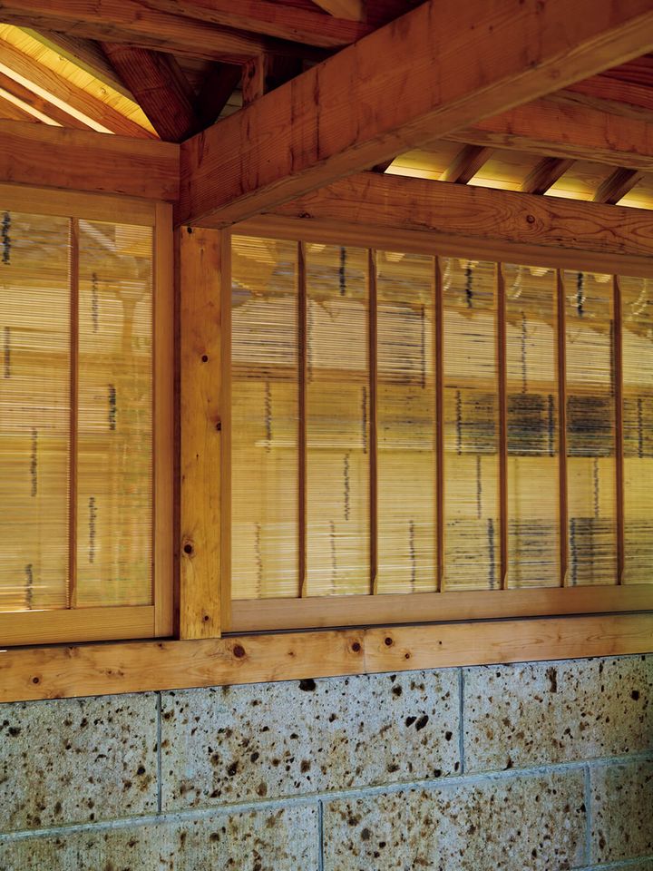 ガラス作家、ピーター・アイビーの自宅 エントランス