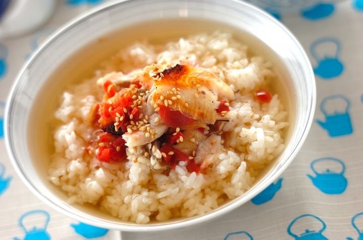 干しカレイのだし茶漬け