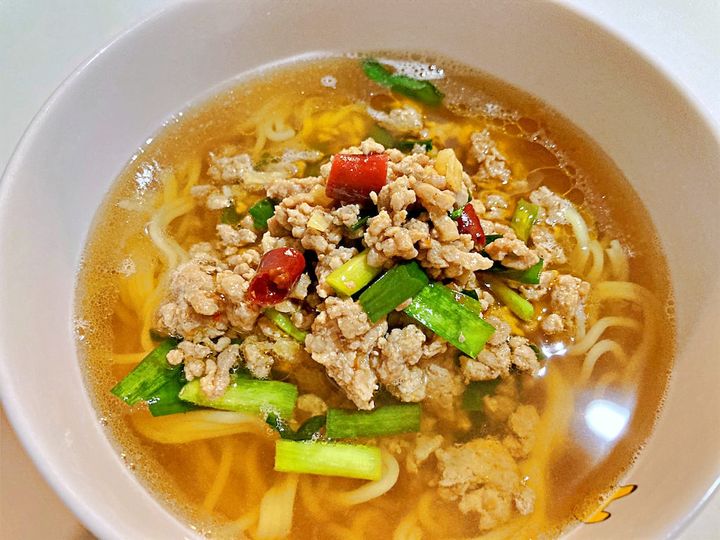 完成した台湾ラーメン