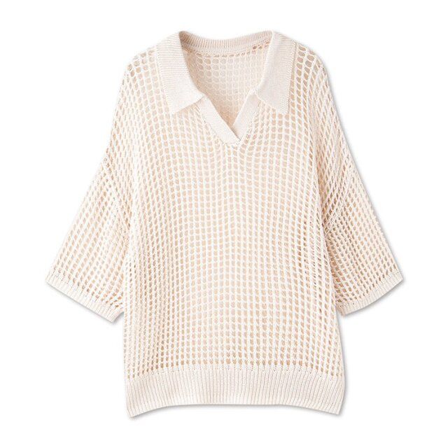 2025夏しまむらコラボ陽ニットプルオーバー