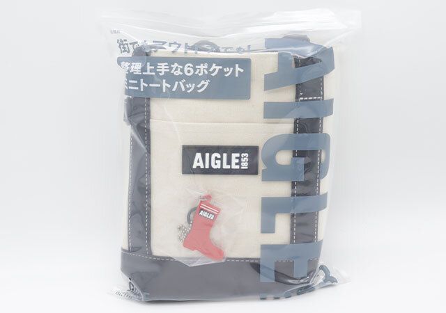 宝島社ムック付録のAIGLEのミニトートバッグ1