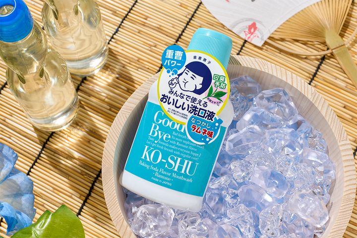 歯磨撫子 重曹おいしい洗口液 ラムネ味／￥1,650（税込み）