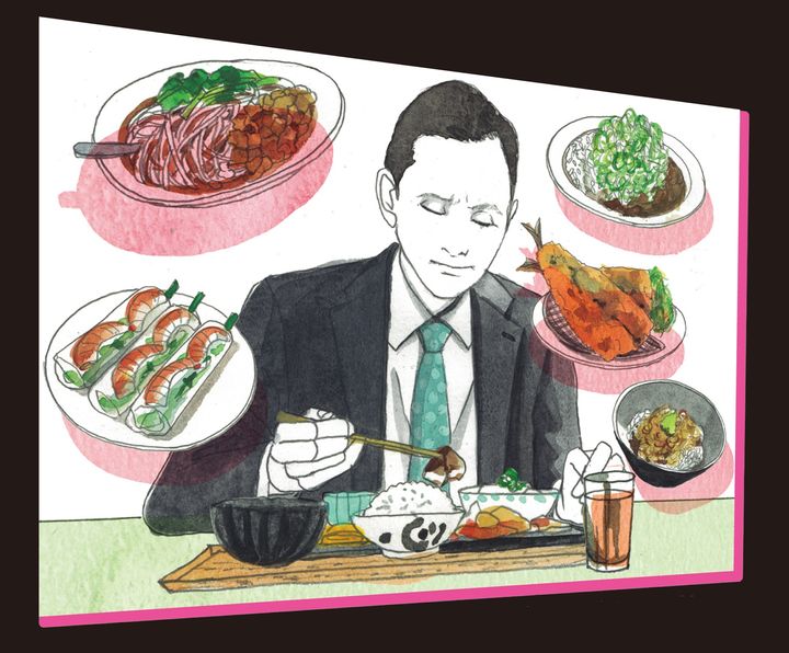 『孤独のグルメ』 松重豊主演。会社員の井之頭五郎がうまそうなメニューを求めて、一人で飲食店を巡る。