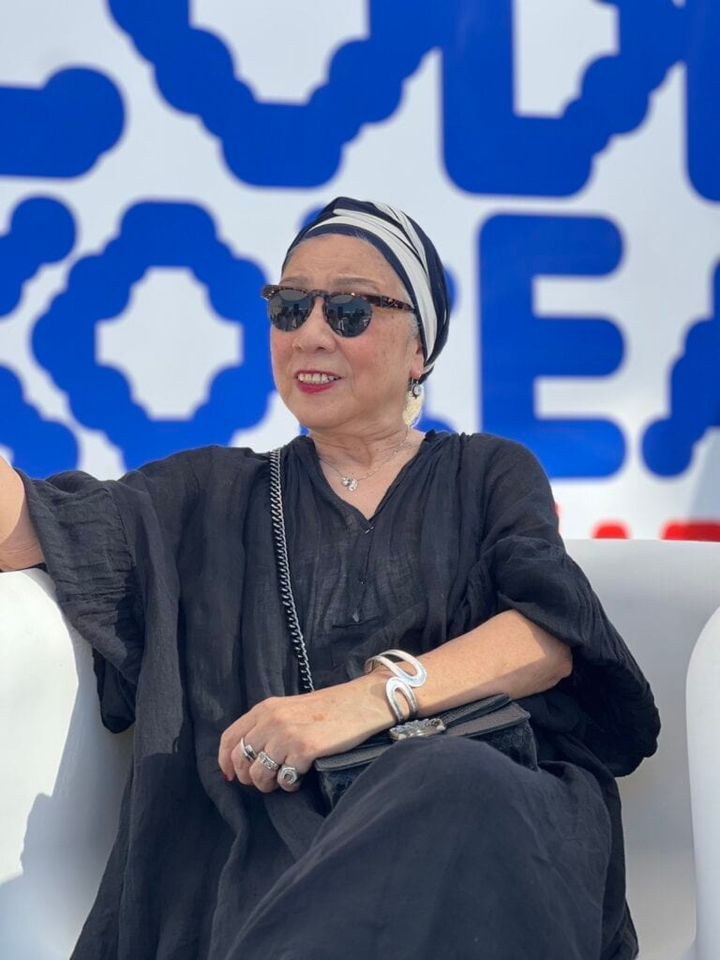 ストールをターバンに