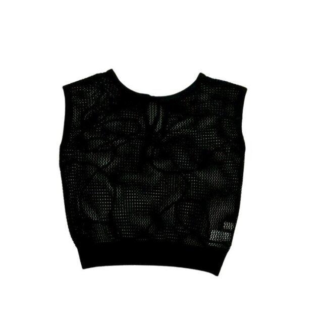 しまむらのコード刺繍メッシュニットプルオーバー