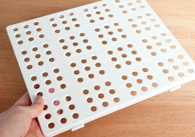 ダイソーのジョイント収納すのこ1