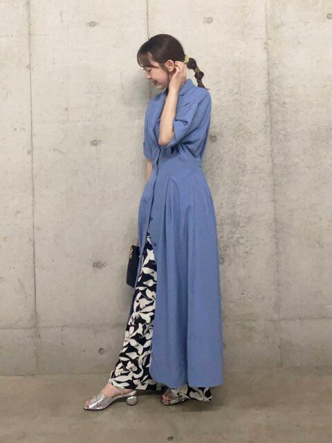 柄パンツコーデ5