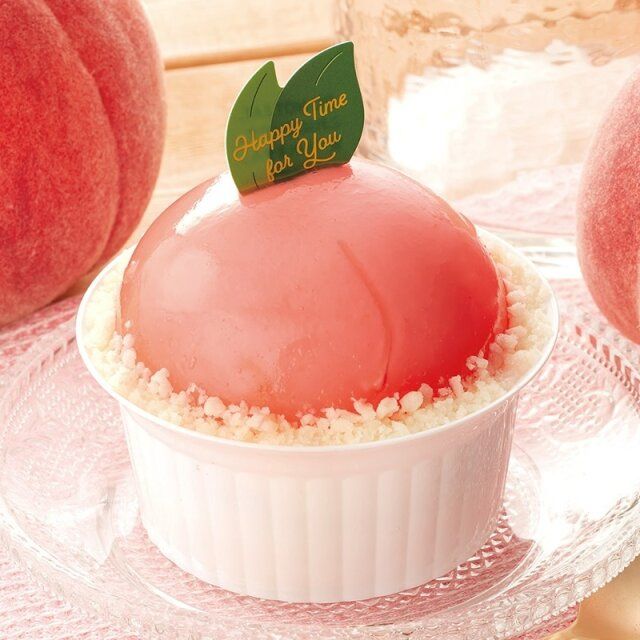 シャトレーゼ まんまる白桃ケーキ