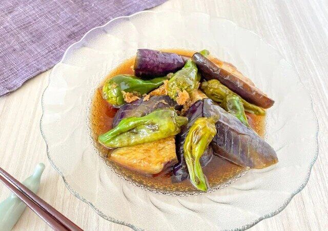 なすとししとうの”揚げない”南蛮漬け