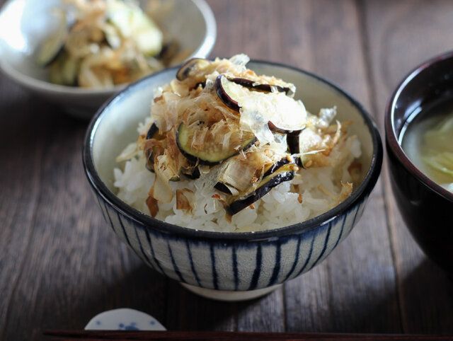 なすのおかか和え