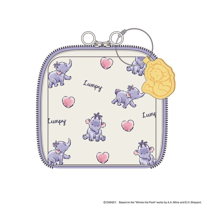 たっぷりトラベルポーチ ランピー 総柄