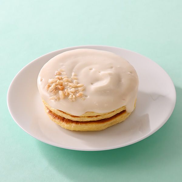 マカダミアナッツソースのパンケーキ