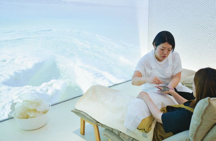 ヨルダン館内にはスパルームを完備。