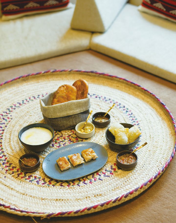 サウジの豊かな食文化を堪能できるレストラン。