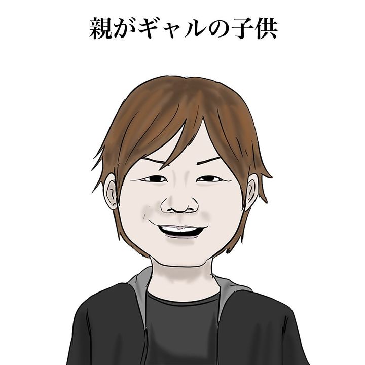 漫画「たまにいる子供10選」のカット（大町四天王さん提供）