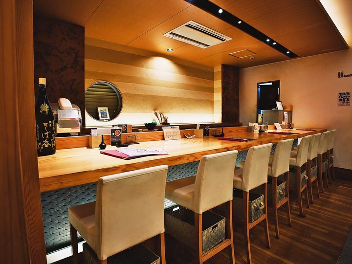 妙蓮寺『鴨屋 そば香 妙蓮寺本店』の内観