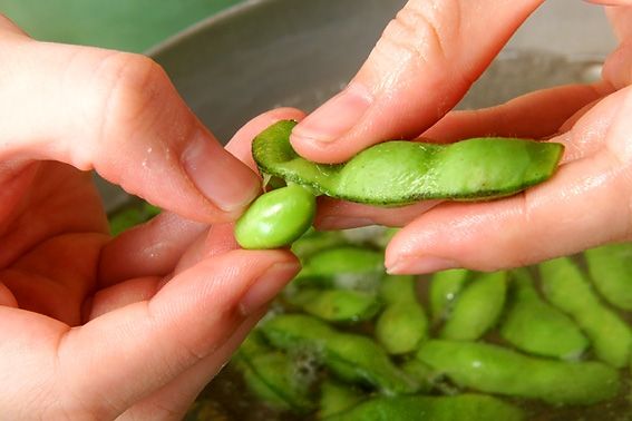 枝豆塩茹での作り方1