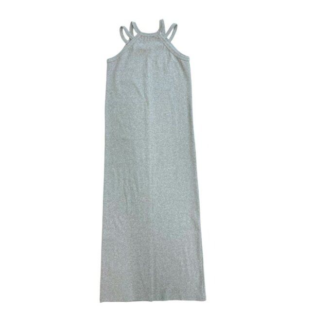 しまむらのダブルホルターデザインキャミワンピース