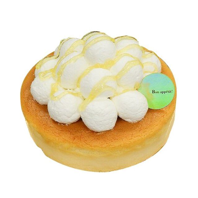 シャトレーゼ フランスブルターニュ産クリームチーズ使用 レモンスフレチーズデコレーション13cm